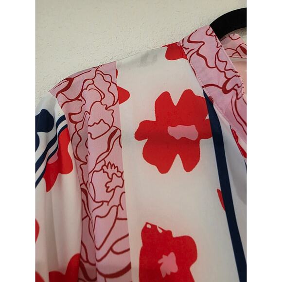 NWT XL Boho Patchwork Dress – Hearts, Florals & Animal Print Festival Statement - Picture 5 of 6